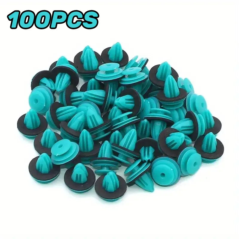 10/300PCS Green Nylon Retaining Clip for Toyota Bumper Door Buckle Car Interior Accessories Auto Vehicle Retainer Fastener Rivet