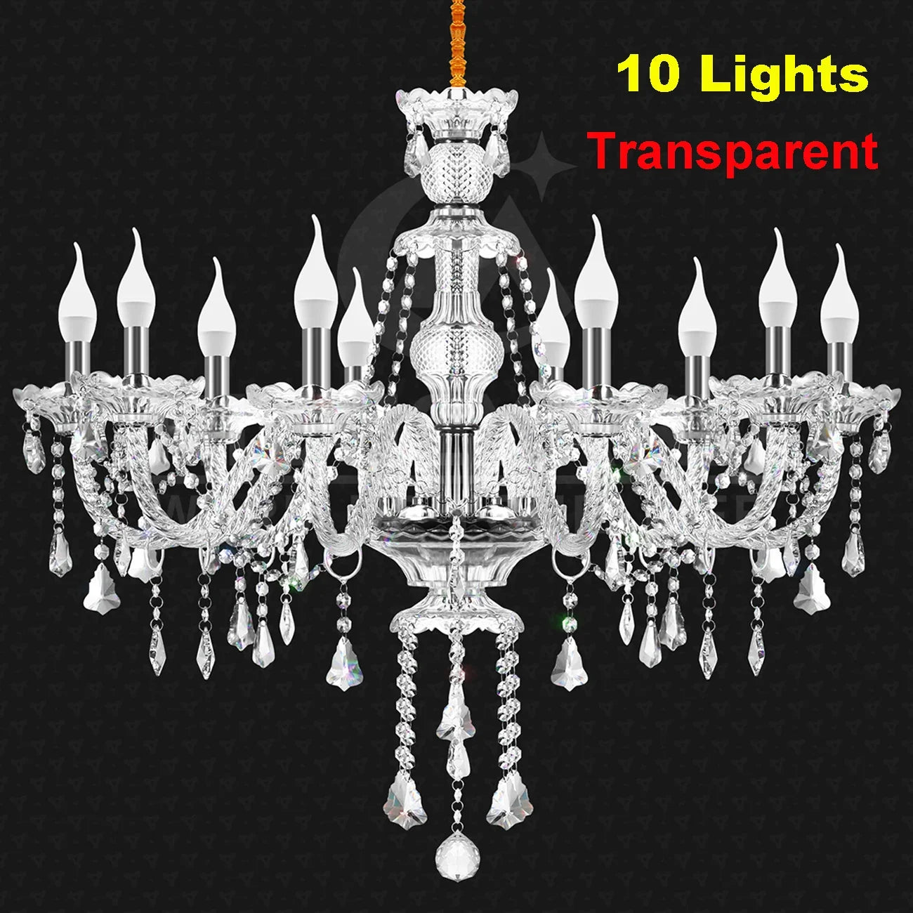 Ridgeyard 4-18 Arms K9 Crystal Chandelier Modern Luxury Boutique Country Style For Hallway Living/Dining Room Bedroom Home Light