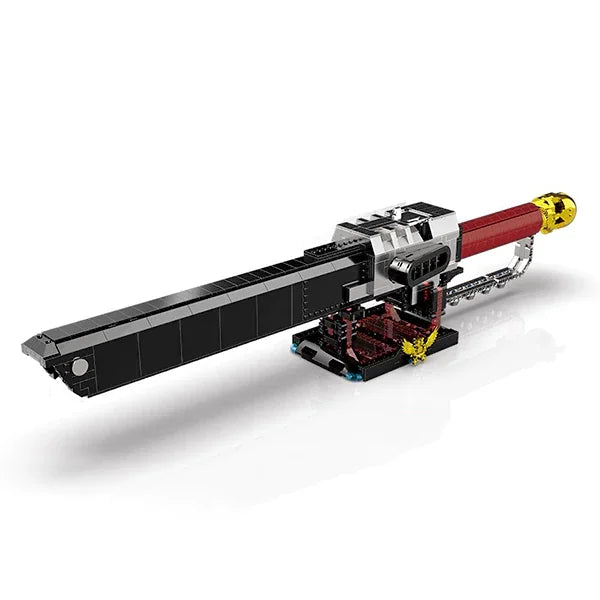 1818PCS Movie MOC Electric Chainsword Building Blocks Chainsaw Linkage Power Weapons Model Bricks Creative Assemble Toys Gift