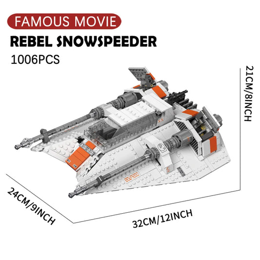 UCS 1006pcs Ideas Snowfighter Battle Fighter Model Building Blocks Toy Easter plan 75144 10129 21802 Valentine STAR Gift Set