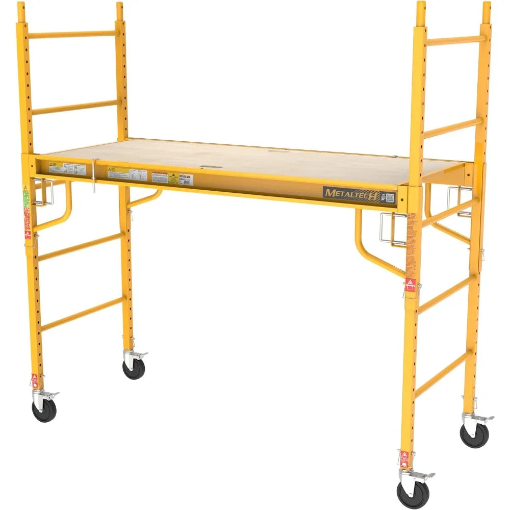 Scaffolding Platform, Bakers Scaffold Ladder Roofing Equipment, 6 ft New upgrade Upgraded version Innovative design