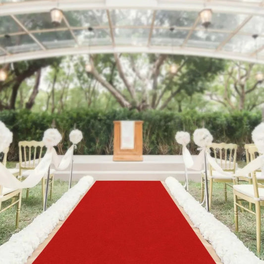 Red Carpet Runner Aisle Runner Party Runway Hallway Rug Floor Mat Prom Decorations Outdoor Carpet Entryway Rug Indoor