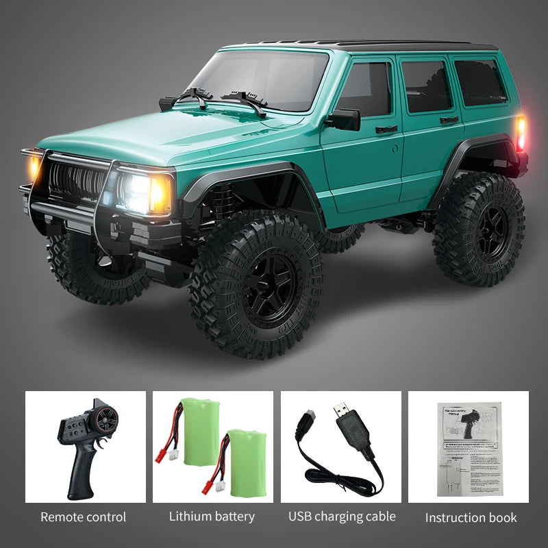 C8809 1/18 RC Car 2.4G Remote Control Crawler 4WD Electric Climbing Off-Road Model Car Toys for Children