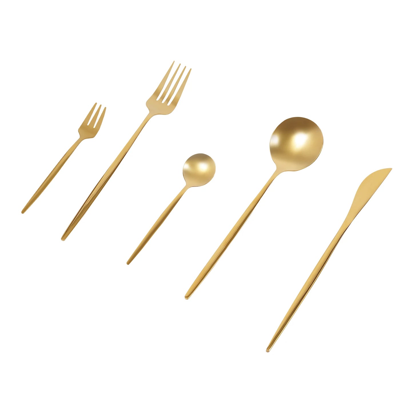 90PCS Gold Dinnerware Set Stainless Steel Utensils Set for Home Restaurant Suitable for Various Occasions And Gatherings
