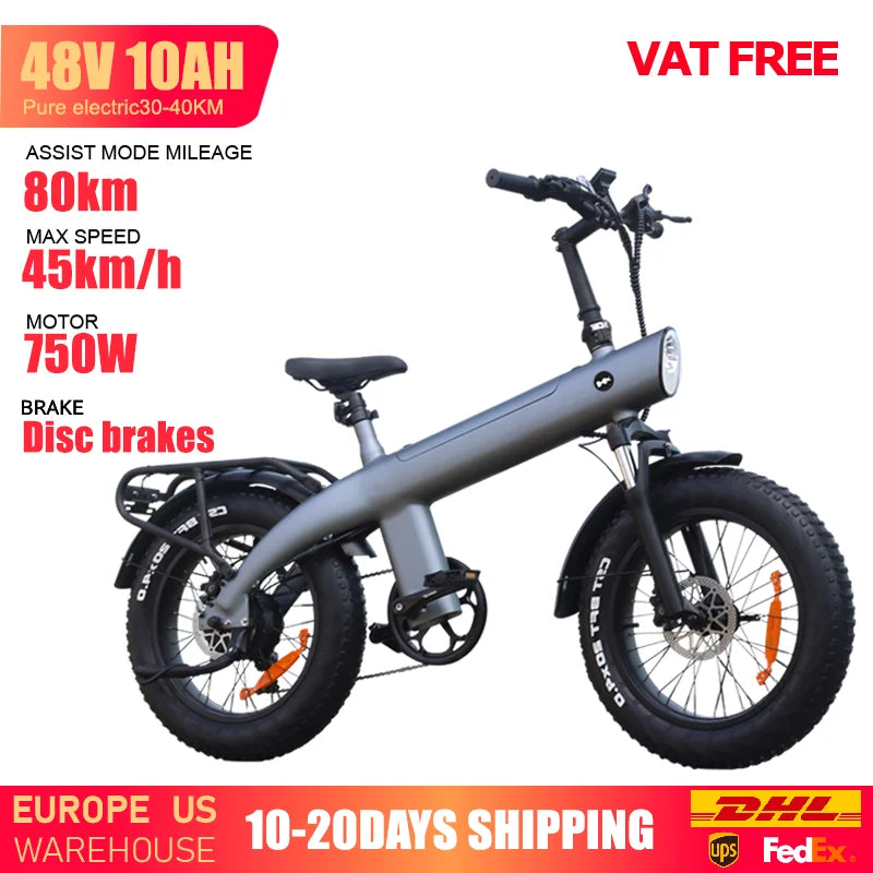 HUANCI Q3 electric bike 48V 20AH electric bikes 20 Inch ebike for adults Mountain e bike Electric Bike Electric Bicycle ebikes