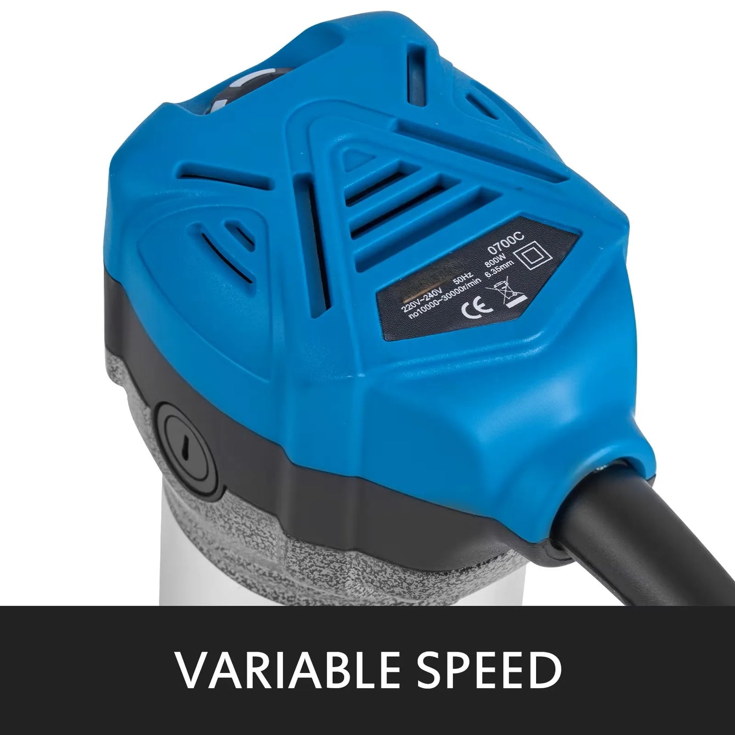 SucceBuy 800W Soft Start Compact Router Kit Variable Speed 10000-30000Rpm with Fixed Base, Plunge Base, Tilt Base and Offse Base