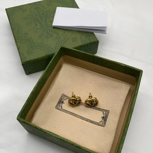 Women Earring Brass Round Stud Elegant Delicate Stainless Steel Gold Silver Minimalist Trendy Design For Daily Party Wear