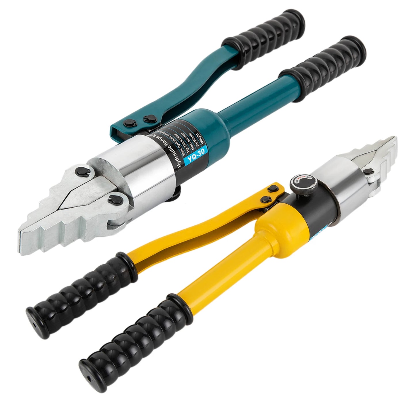 YQ-30 8T 30MM Portable Hydraulic Spreader Separator Kit Hand-held Integrated Manual Flange Dividing Tool Set Blue/Yellow