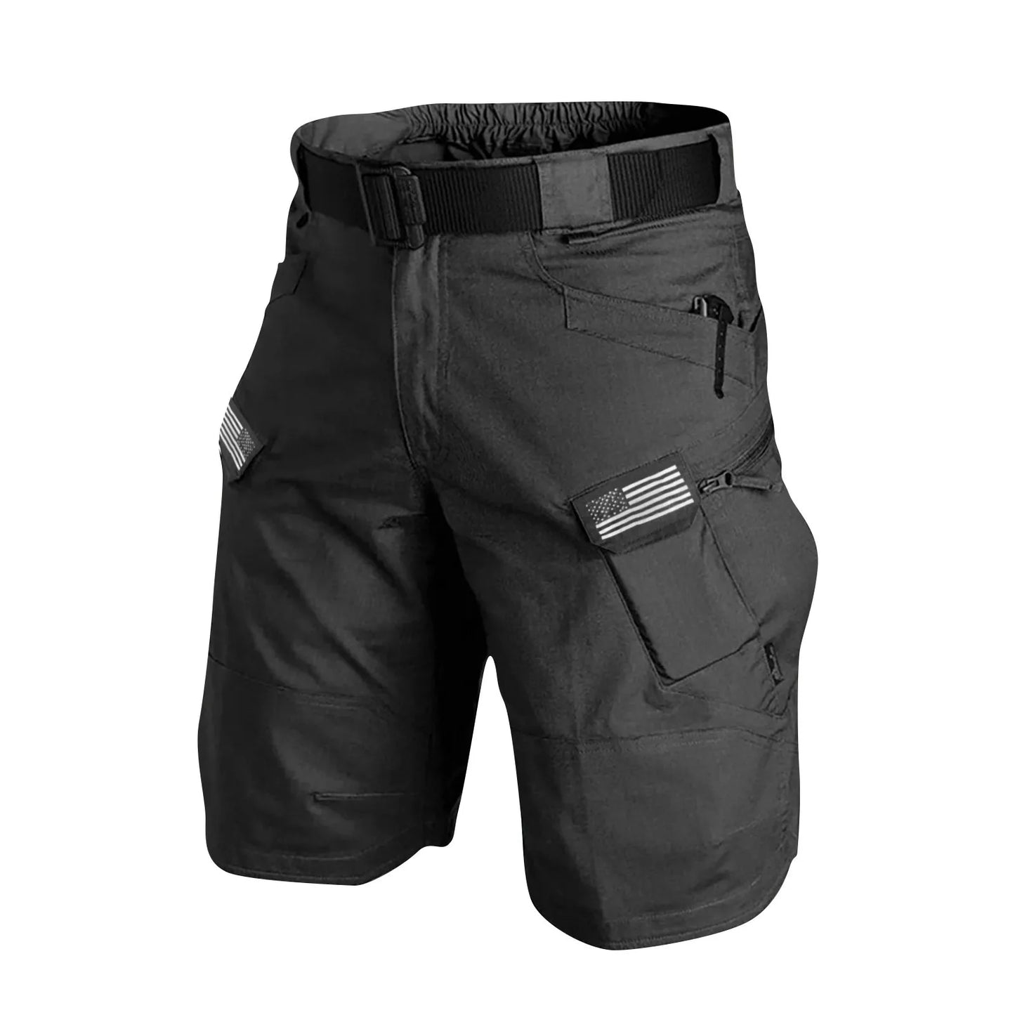 Men Tactical Cargo Shorts Waterproof Quick Dry Camo