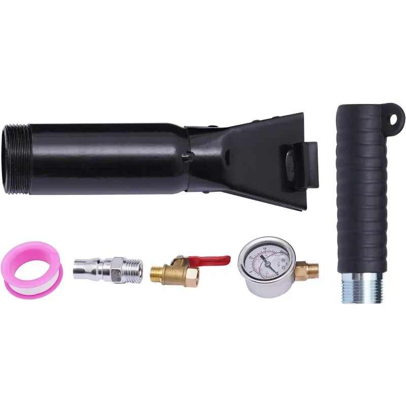 8L Tire Bead Seater Steel Portable Tire Inflator Tool Air Bead Blaster Tool Trigger Seating Inflator