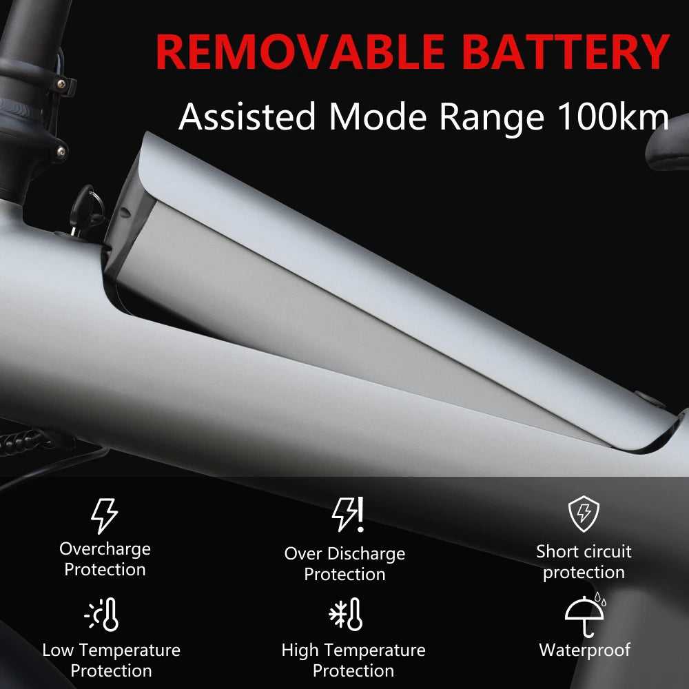 HUANCI Q3 electric bike 48V 20AH electric bikes 20 Inch ebike for adults Mountain e bike Electric Bike Electric Bicycle ebikes
