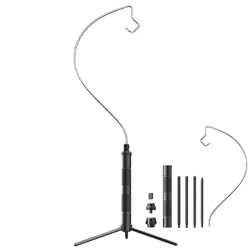 Telescoping Camping Light Stand Portable Foldable Light Tripod Lantern Pole Outdoor Light Holder Lamp Hanger Camping Supplies