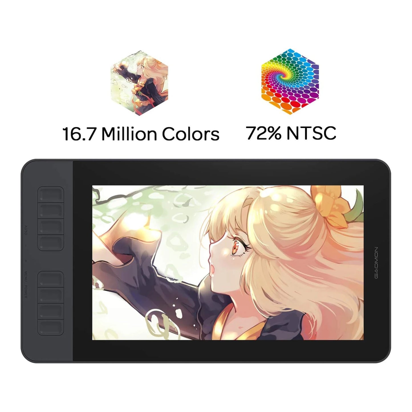 11.6 Inch Screen Gaomon PD1161 Graphics Tablet Drawing Pen Display AG Protect Film Portable Monitor Great for Beginner Artist