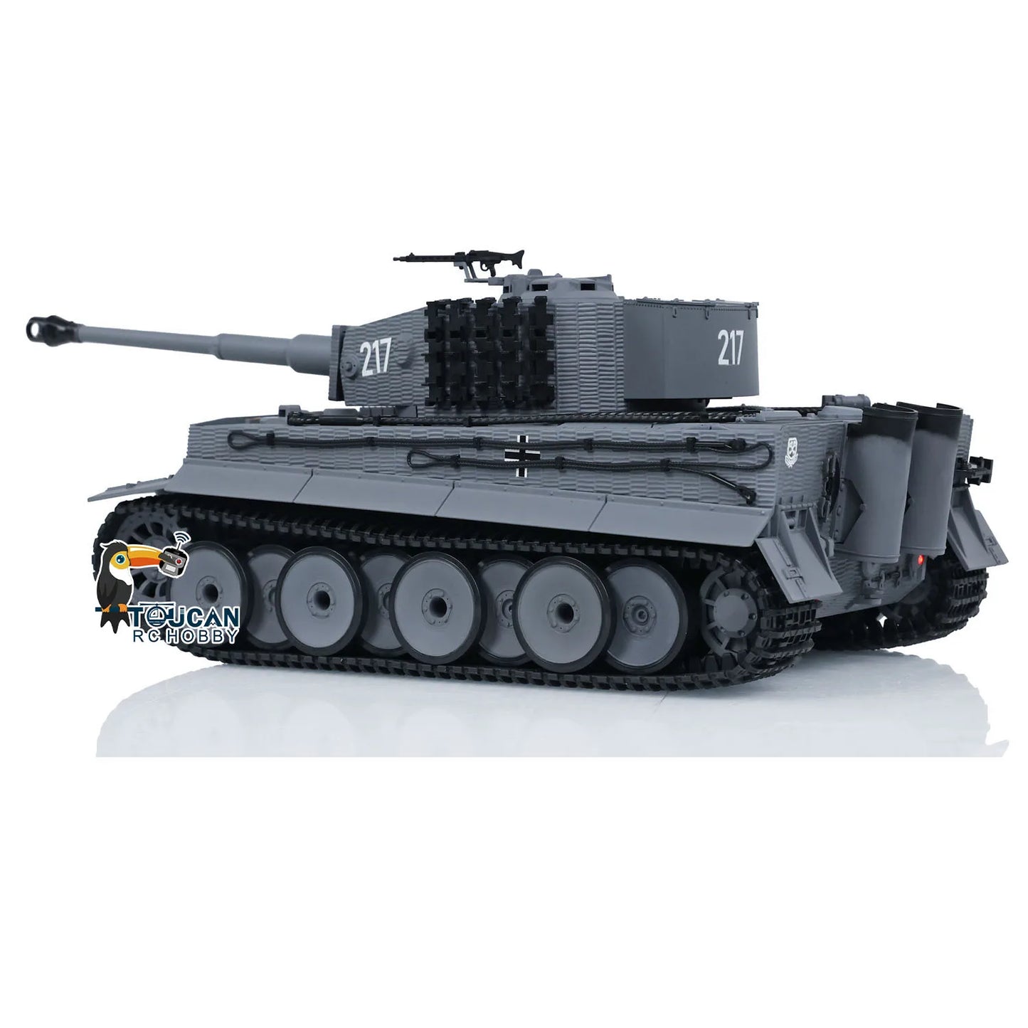 US Stock Taigen 1/24 Tiger I RC Battle Tank Remote Control Infrared Combat Military Toy for Collectors Gamers