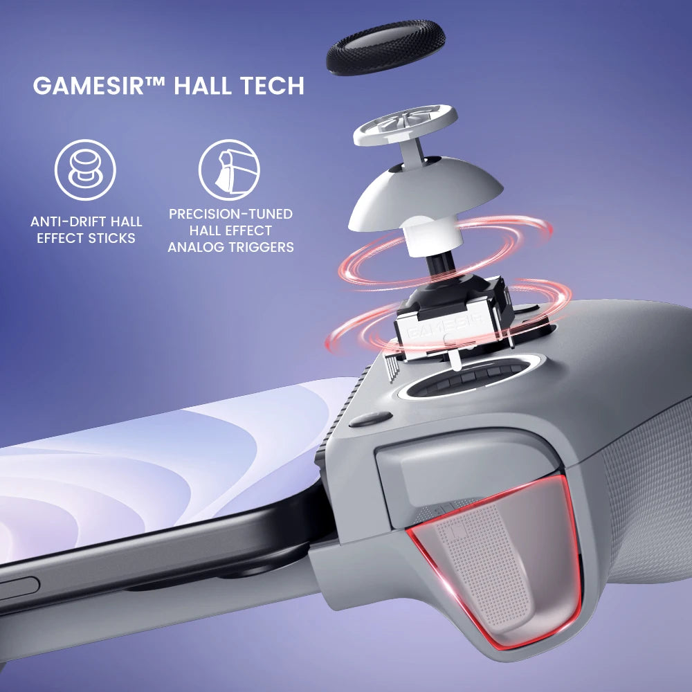 GameSir G8 Galileo Hall Effect Joystick iPhone 15 Android