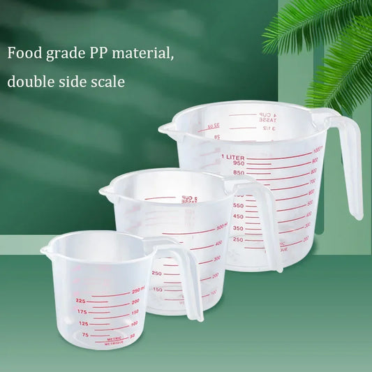 250 500 1000 Milliliter Silicone Measuring Cups and Spoons Plastic Jug Digital Kitchen Scale Baking Tools