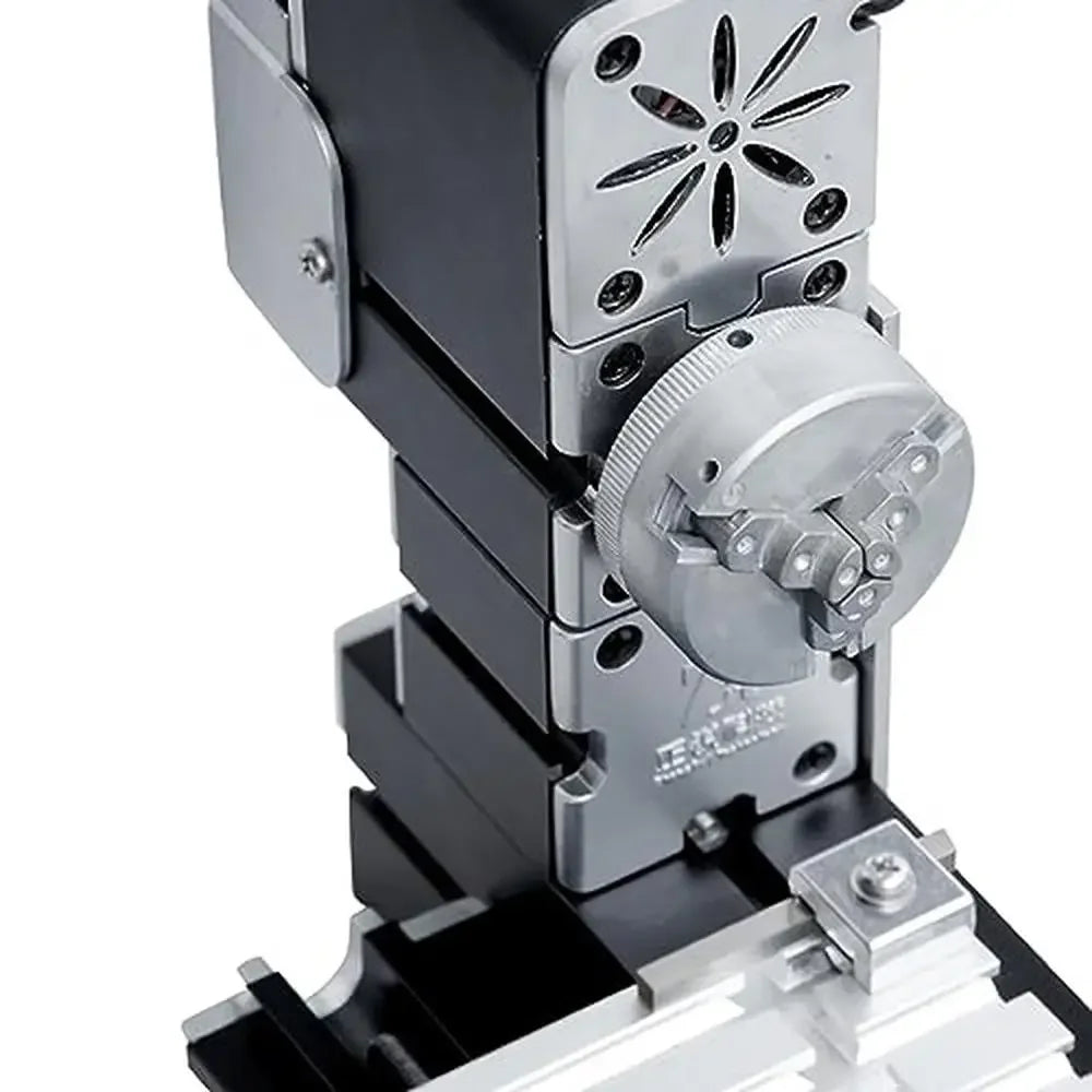 60W High Power Mini Metal DIY Rotating Lathe Machine Tools Base 12000 rpm Soft Metals Plexiglass Wood 150mm Processing Diameter