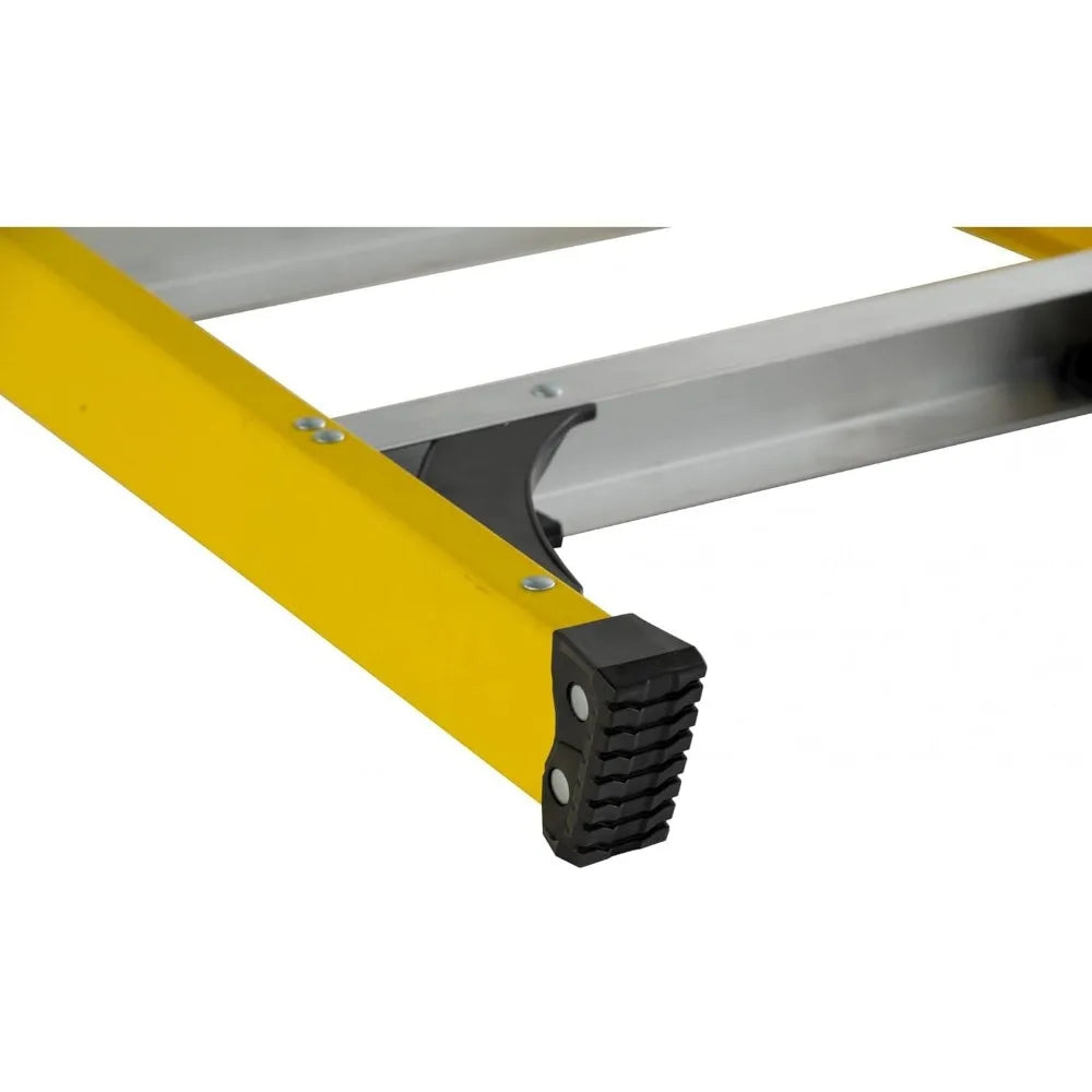 8' Fiberglass Step Ladder, 12' Reach, 250 lbs Load Capacity