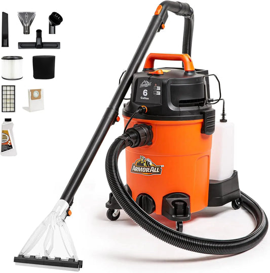 6-Gallon* 5.5 Peak HP\u2020 3-in-1 Wet/Dry/Upholstery Shampoo Vacuum Cleaner \u2013 VK609PFR 0901