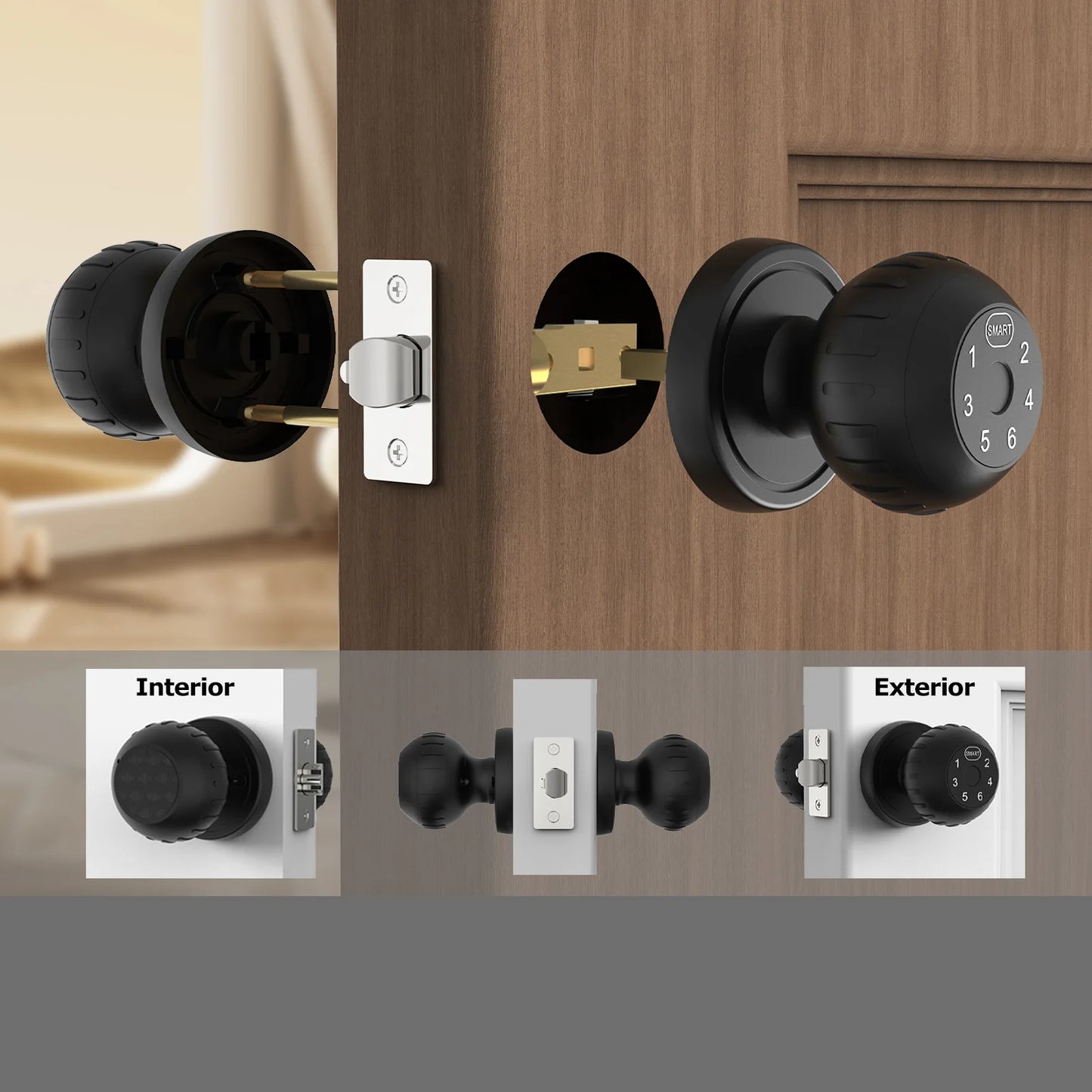Viladepot Smart Lock Fingerprint Door Lock App Control