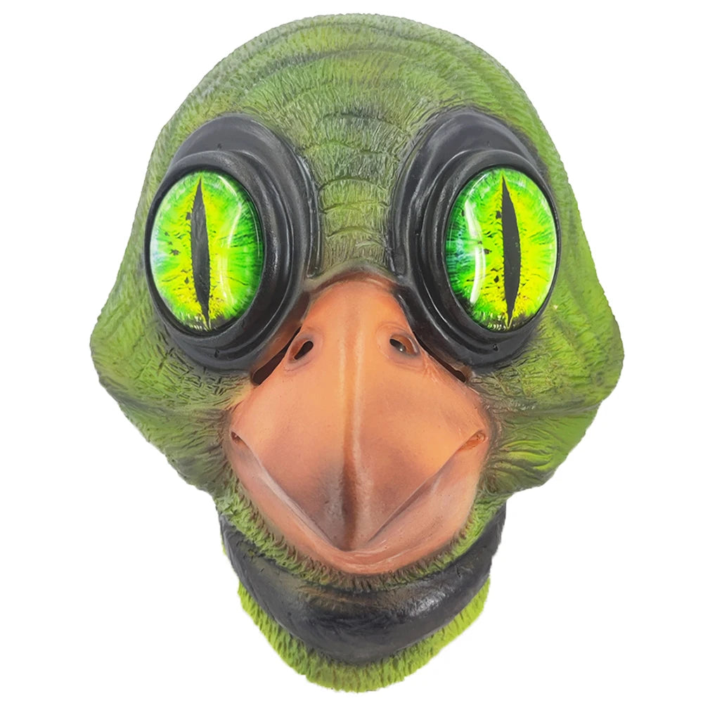 Latex Full Head Animal Bird Dove Dodo Parrot Pigeon Crow Masquerade Props Mask