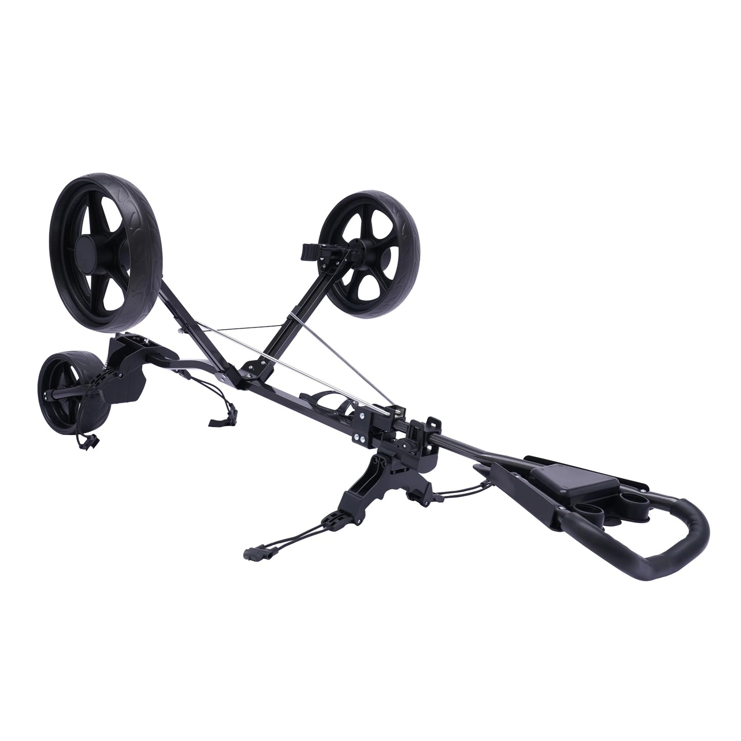 3-wheel Foldable Golf Push Cart Golf Cart Frame Folfing Troller