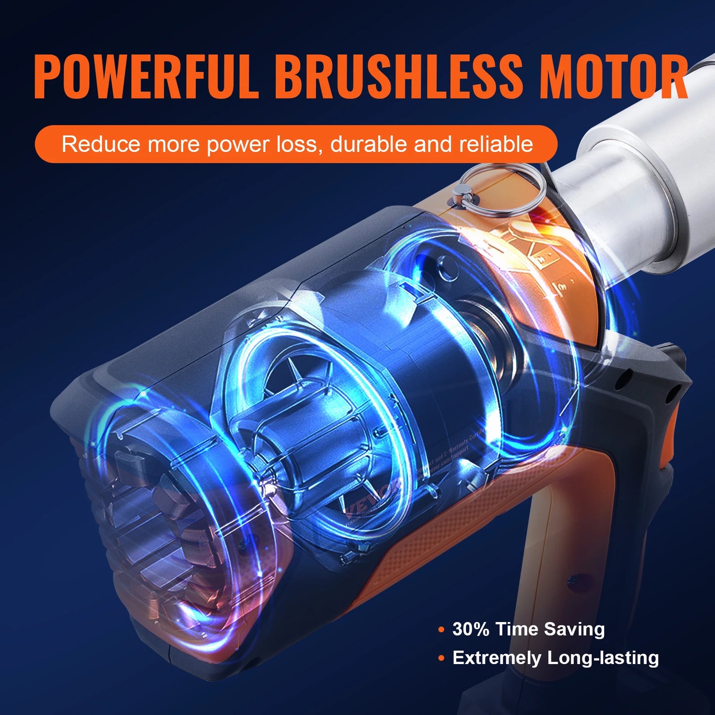 VEVOR Pro Press Tool 18V Electric Pipe for 1/2inch to 2inch Stainless Steel Copper PEX Brushless Motor 6 Pro Press Jaws