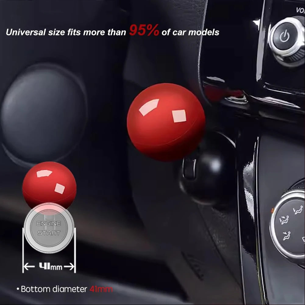 New Car Start Button Push Start Auto Ignition Button Cover Automotive One-Touch Button Rocker Car Engine Push Start Stop Lever