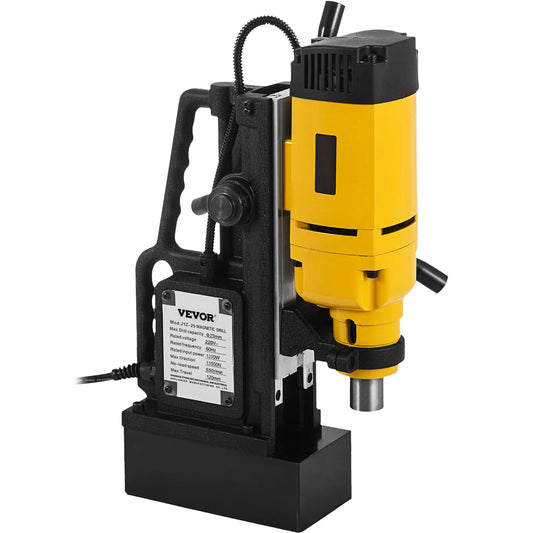 VEVOR Magnetic Drill Press 980W 1100W 1200W Electric Bench Drilling Rig Machine for Engineering Steel Structure MD40 MB23 BRM35