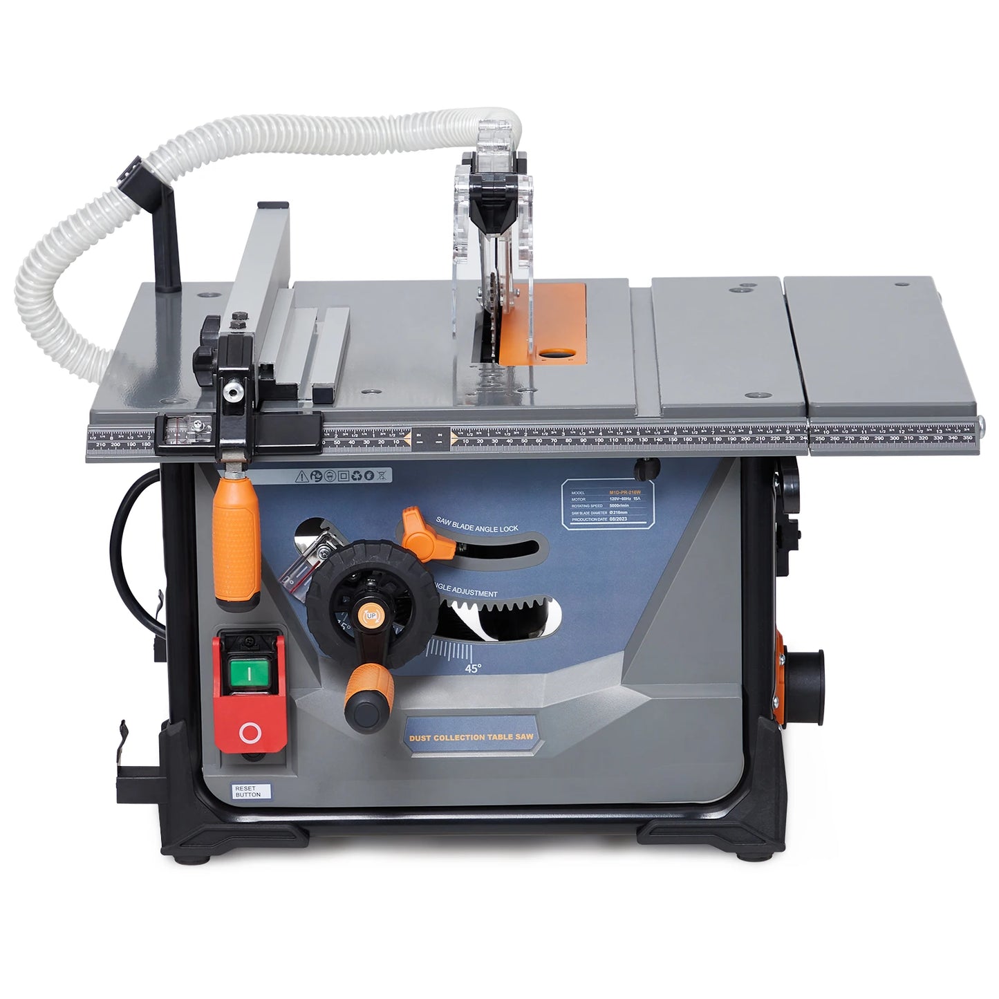 2000W Table Saw with Vacuum Function High Precision 5000RPM Cutting Speed for Professional Woodworkers and DIY Enthusiasts