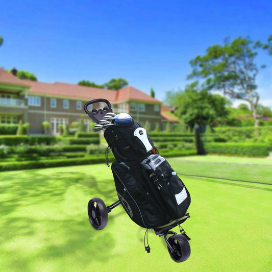 3-wheel Foldable Golf Push Cart Golf Cart Frame Folfing Troller