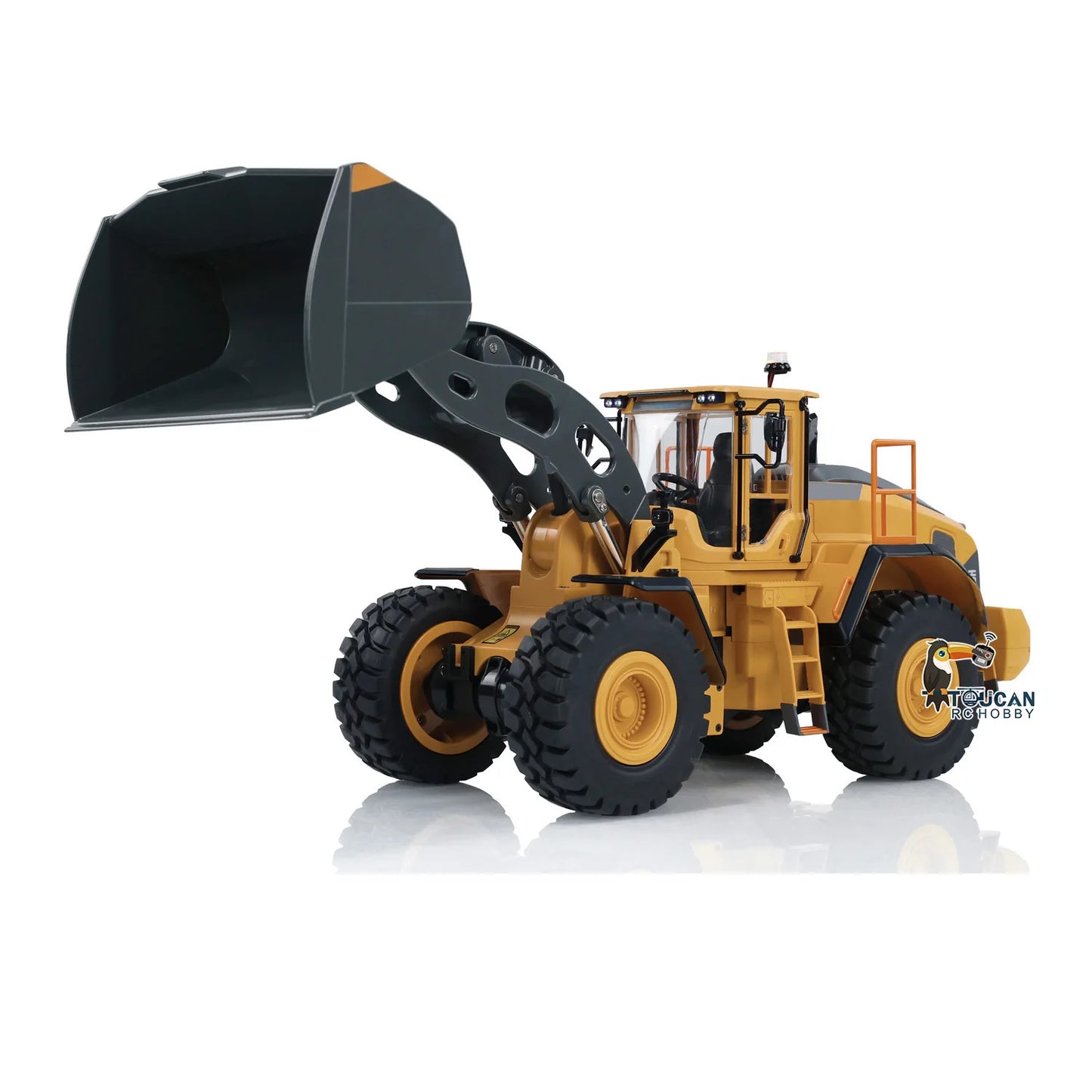 US Stock Double E L260H RC Loader 1/16 E592 Electric Loader Remote Control Cars Sound Rotaion Light Toy Boy Construction Trucks