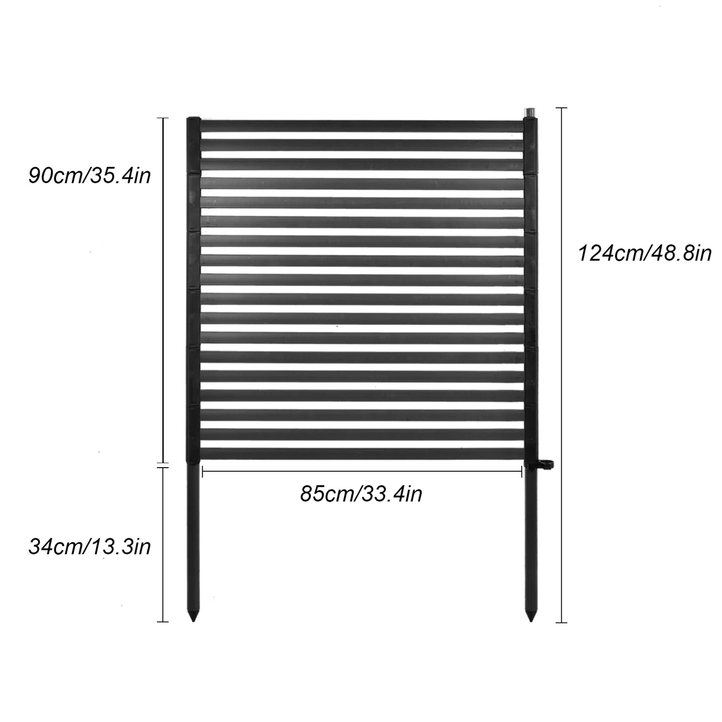 Outdoor Metal Privacy Screen Panels For Patio Garden 90x120