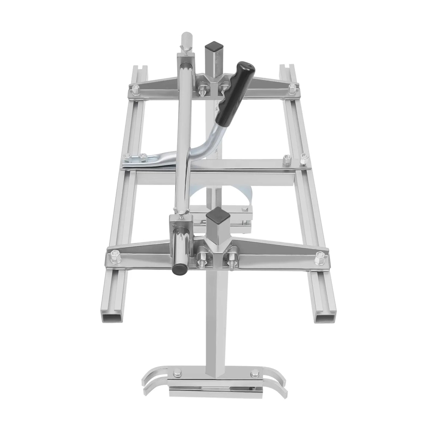 24in Chainsaw Mill Planking Milling Guide Bar Adjustable Thickness Portable Sawmill Aluminum Steel Chain Saw Mill for Woodworkin