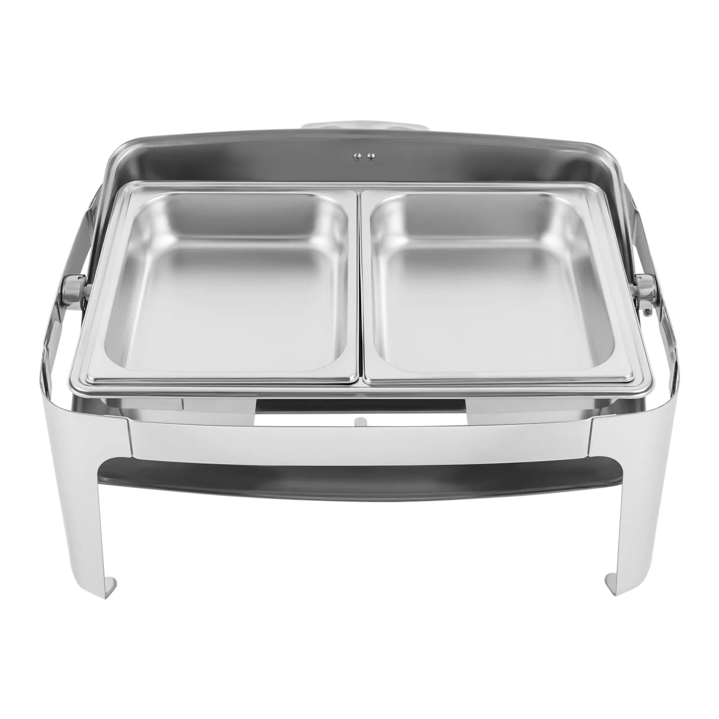 Roll Top Chafing Dish Buffet Set, 9.54QT Stainless Steel Buffet Server and Warmer