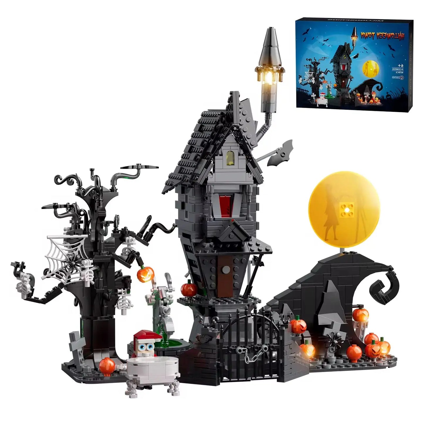 Nightmare Before Christmas House Model Kit Building Blocks