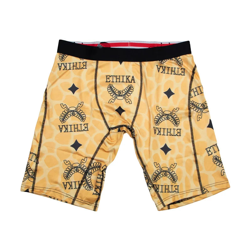 5Pcs Men Underwear Boxers Print Man Panties Lingerie Men Underpants Boxershorts Trunks Plus Size Breathable Seamless Men's Boxer