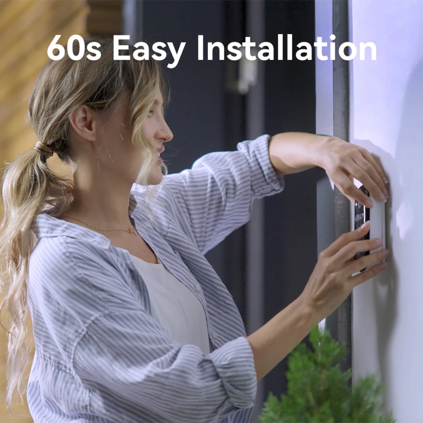 IMILAB Smart Home Video Doorbell Camera WiFi 2.5K Security Protection Human Detection Local Storag Instant Alert 5200mAh