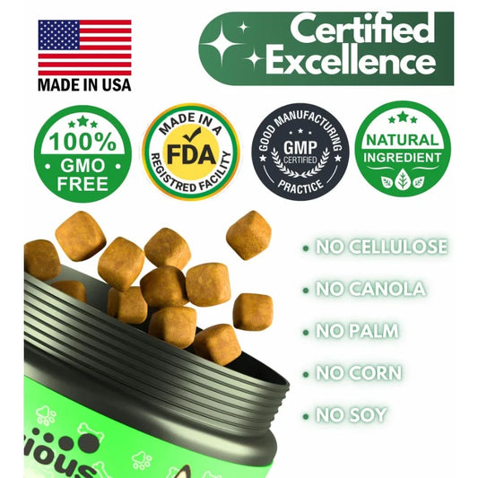 Flea and Tick Prevention for Dogs Chewables Natural Dog Flea and Tick Control Supplement Flea Tick Chews for Dogs Oral Flea Pil