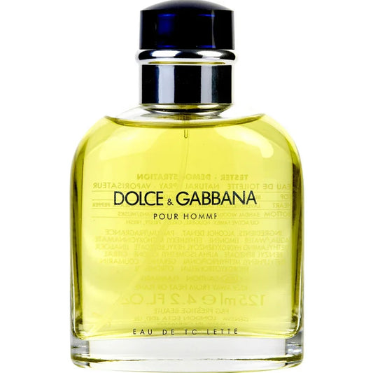 Dolce & Gabbana men Eau De Toilette Spray 125ml Tester Original citrus fragrance with long-lasting scent