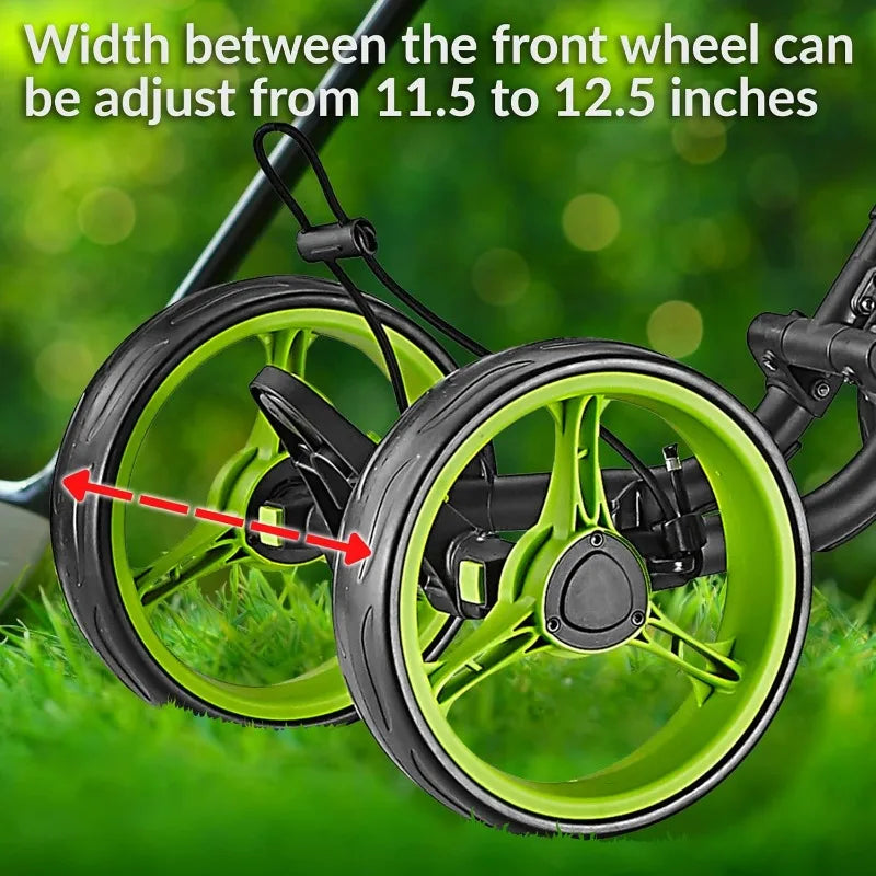 CaddyTek Explorer V8 - SuperLite 4 Wheel Golf Push Cart, Explorer Version 8