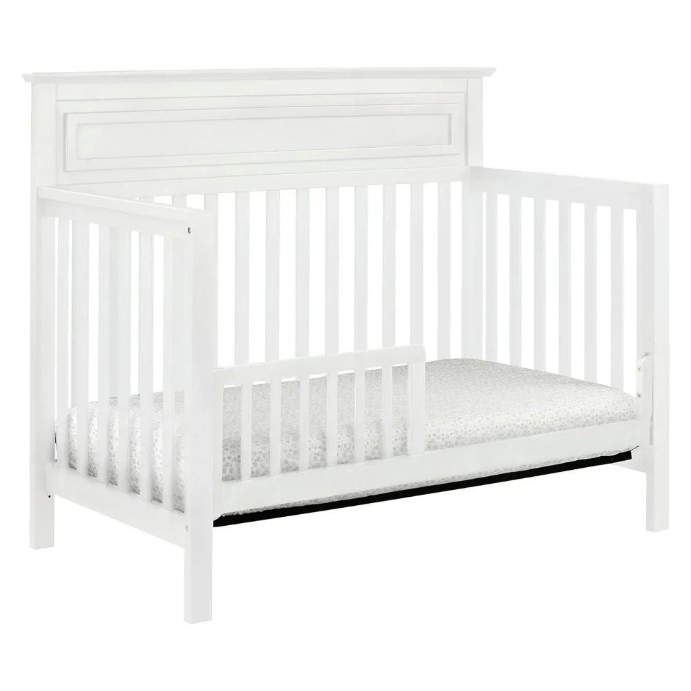 4-in-1 Convertible Crib, Grow-With-Me Bed from Infant to Teen, Space-Saving Modern Nursery Essential