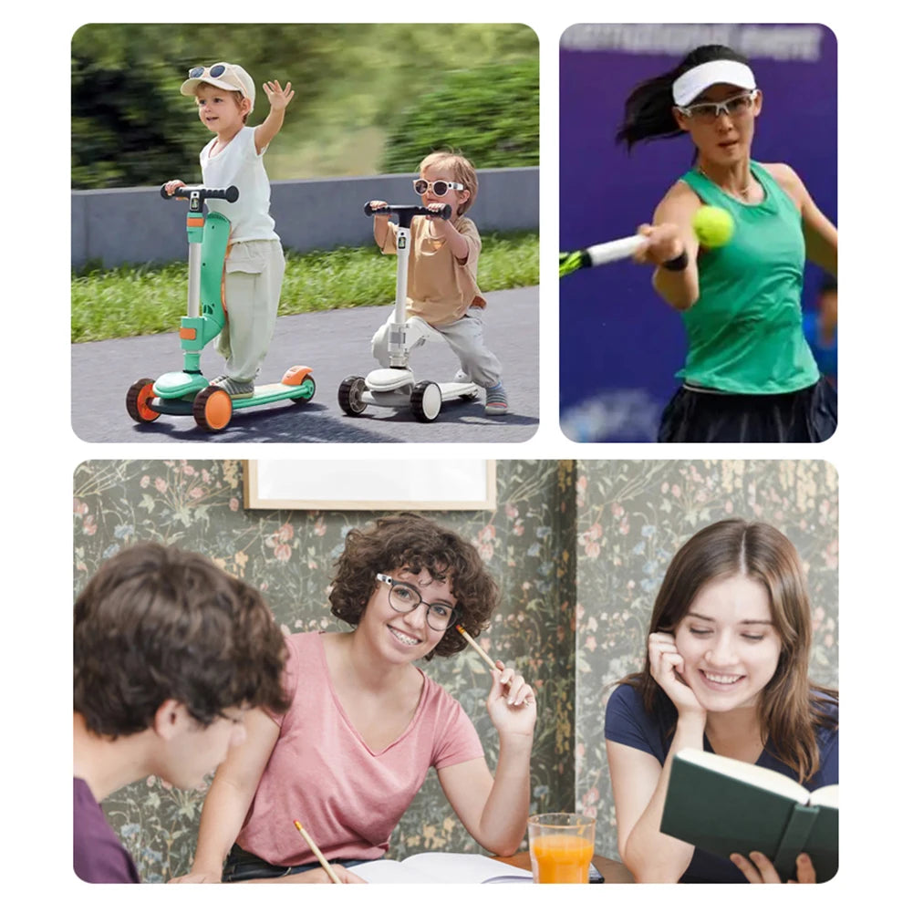 2.7K HD Glasses Camera WiFi Mini Digital Camera Sound Recording Video Shooting Micro-camera Eyeglasses Camera for Driving Hiking