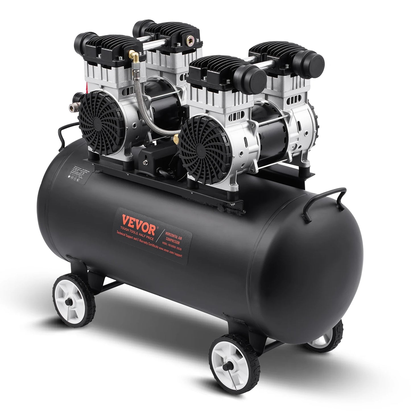 SucceBuy Air Compressor 750W/1450W/3000W Oil Free Air Compressor Quiet Portable Compressor Pump Auto Repair Tire Inflation Home