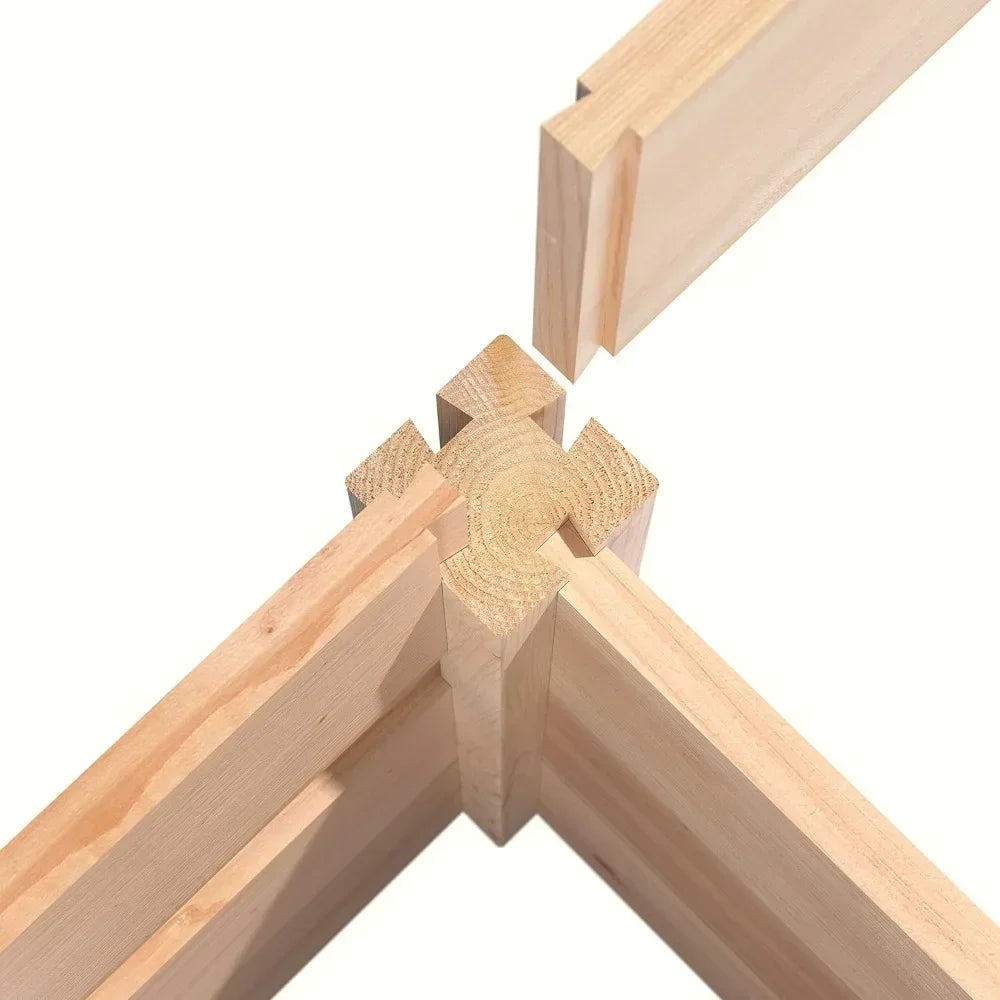 Cedar Raised Garden Bed, 16" x 96" x 16.5" - Made in The USA with North American Cedar