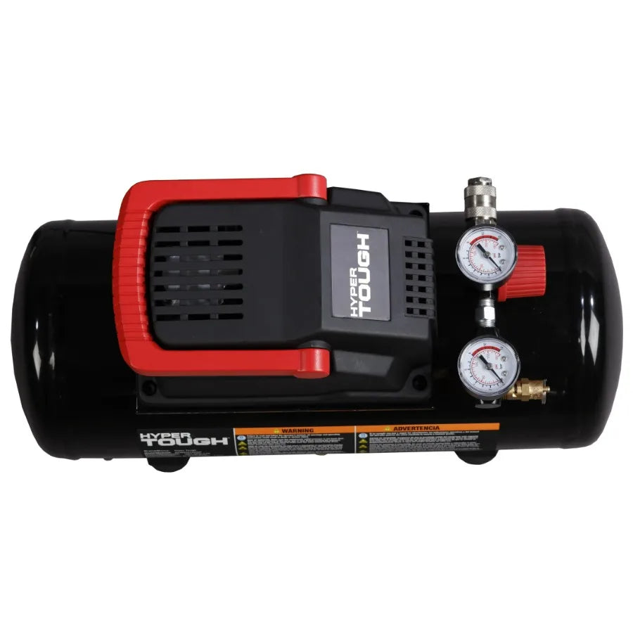 Hyper Tough Black 100 PSI Oil-free Portable Air Compressor 3 gal