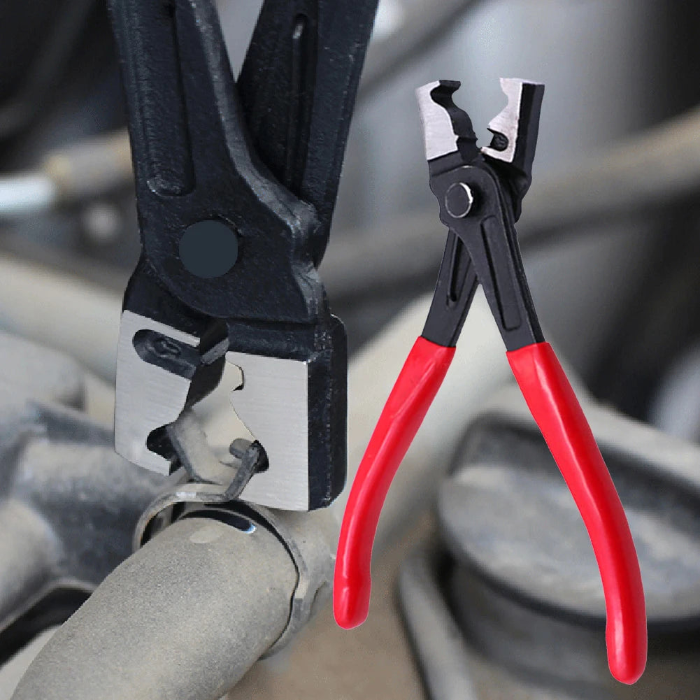 Collar Hose Clamp Clic-R Type Auto Hose Clamp Hand-held Oil Pipe Flat Band Ring Pliers Auto Water Pipe Removal Tool