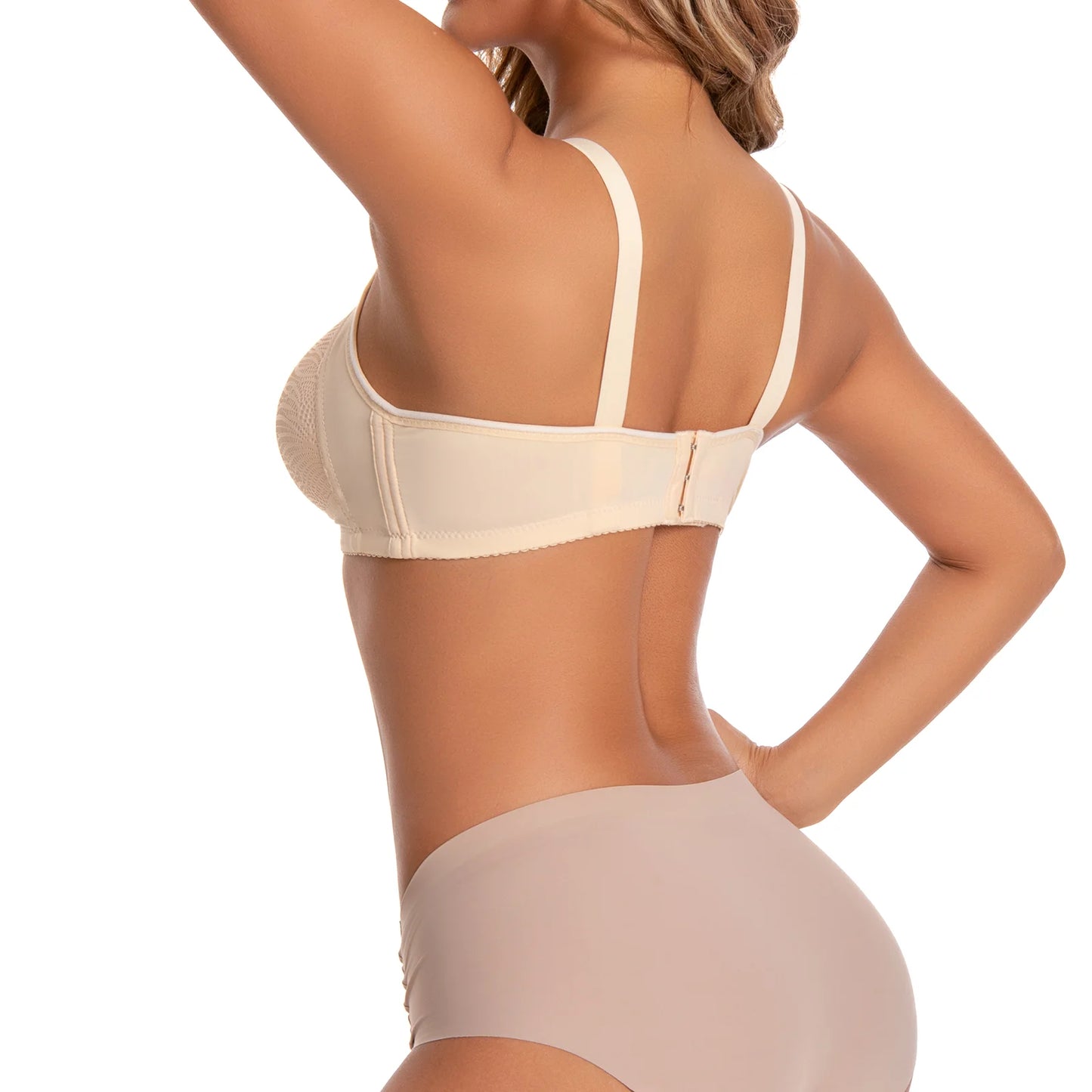 6 Seamless Comfortable Wireless Push-Up Bra Tassel Decor Women's Underwear and Lingerie