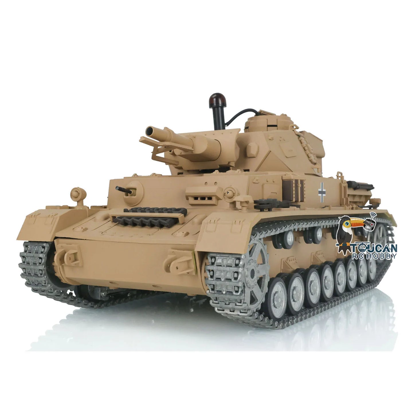 US Stock Toucan Radio Controller Vehicle Heng Long 1/16 7.0 Pro Ver Panzer IV F RTR RC Tank 3858 Metal Tracks Wheels IR Combat