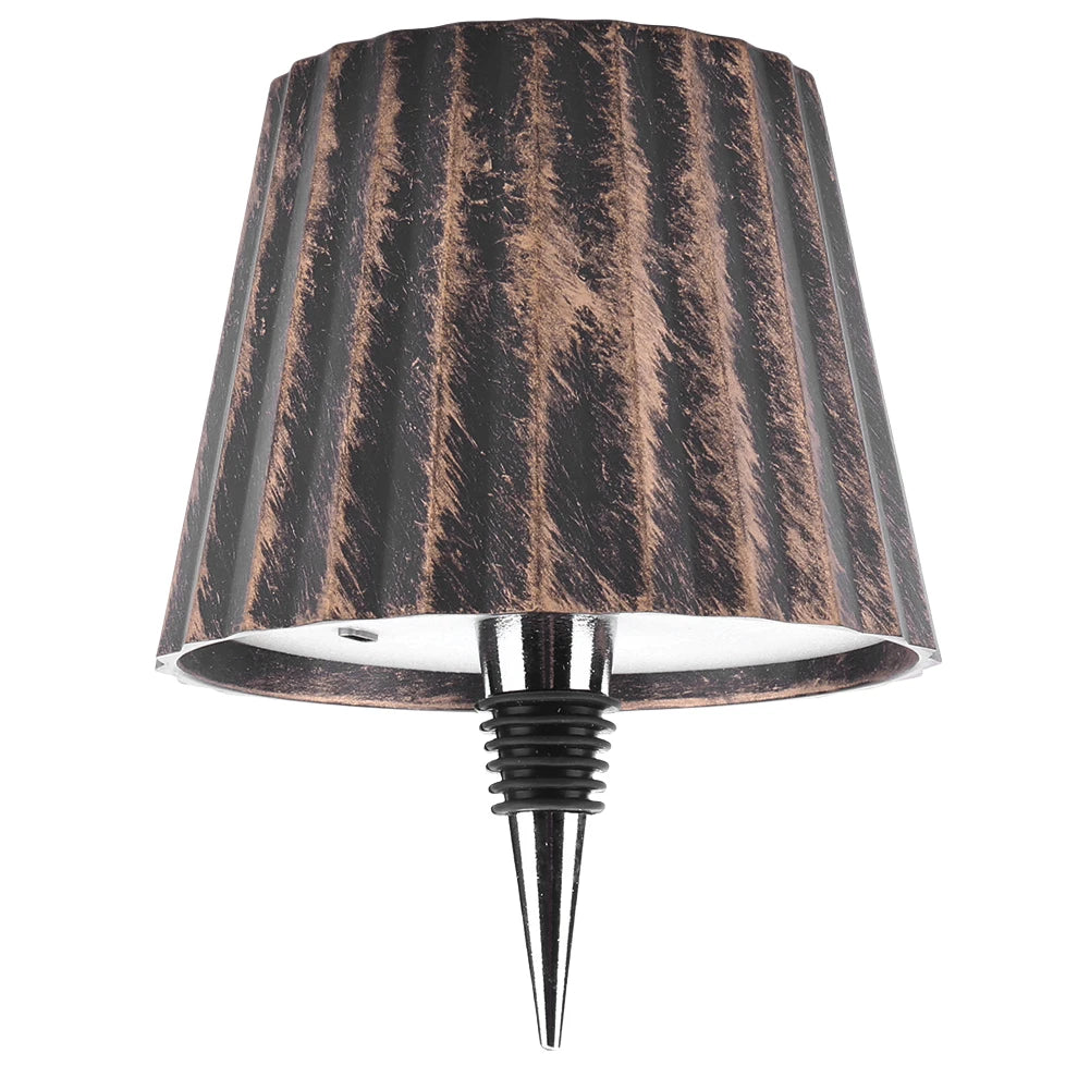 Wireless Bottle Lamp Rechargeable 3 Colors Dimmable Wireless Touch Table Lamp Portable LED Table Lamp for Restaurant Bar